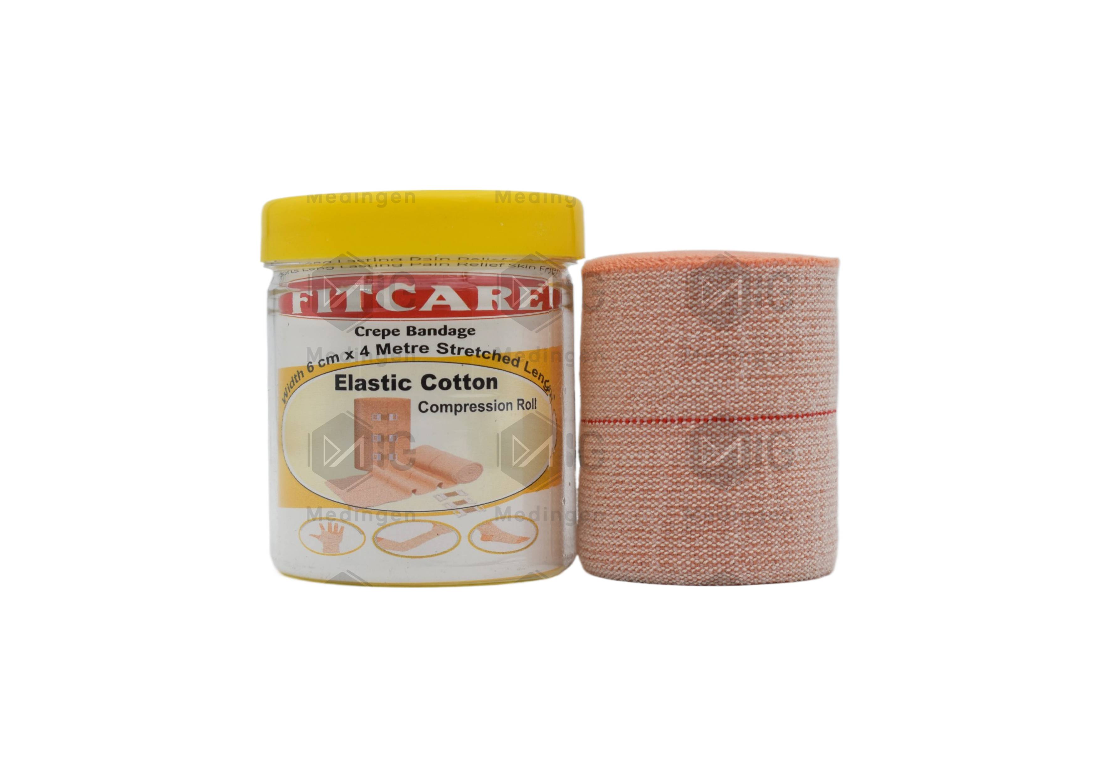 FITCARE ELASTIC COTTON 6CM*4M
